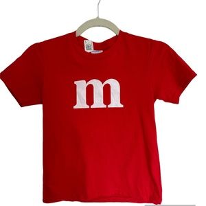 Port & Company Red M Kids Tee Size XS Unisex